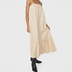 WeWoreWhat Ditzy Daisies Smocked Midi Dress NWT
